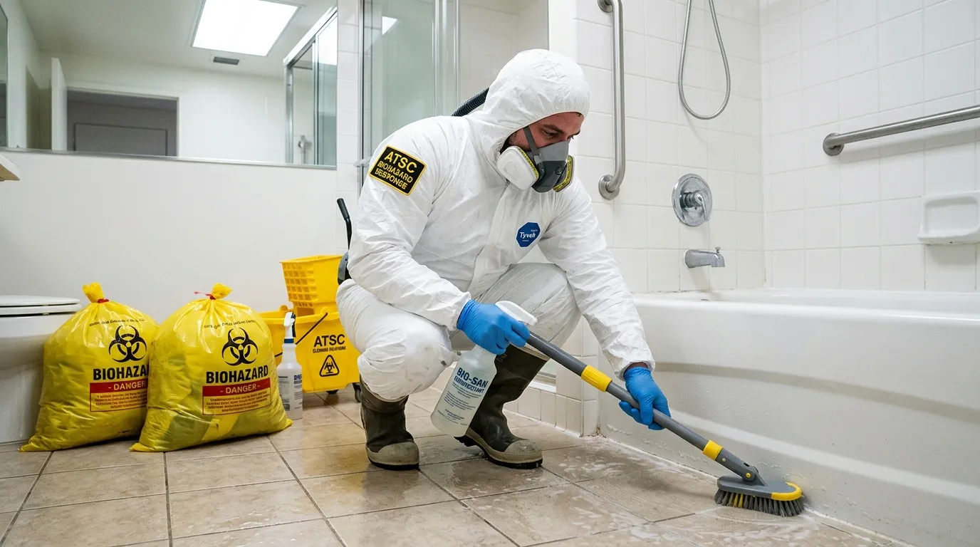 Decontamination equipment deployed for Blood Cleanup in East Shoreham